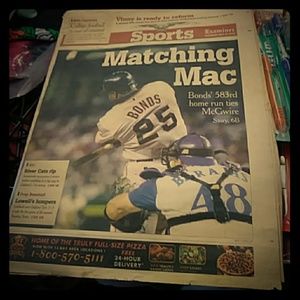 Bonds Matching McGwire Examiner Paper